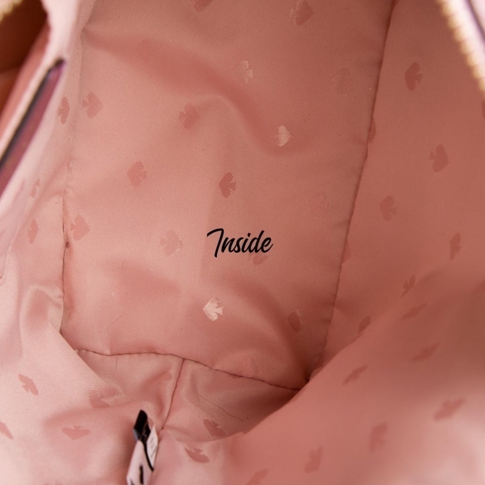 Kate Spade Pink Lola Metallic and Glitter Crossbody Bag NWT Gorgeous! - Picture 4 of 6